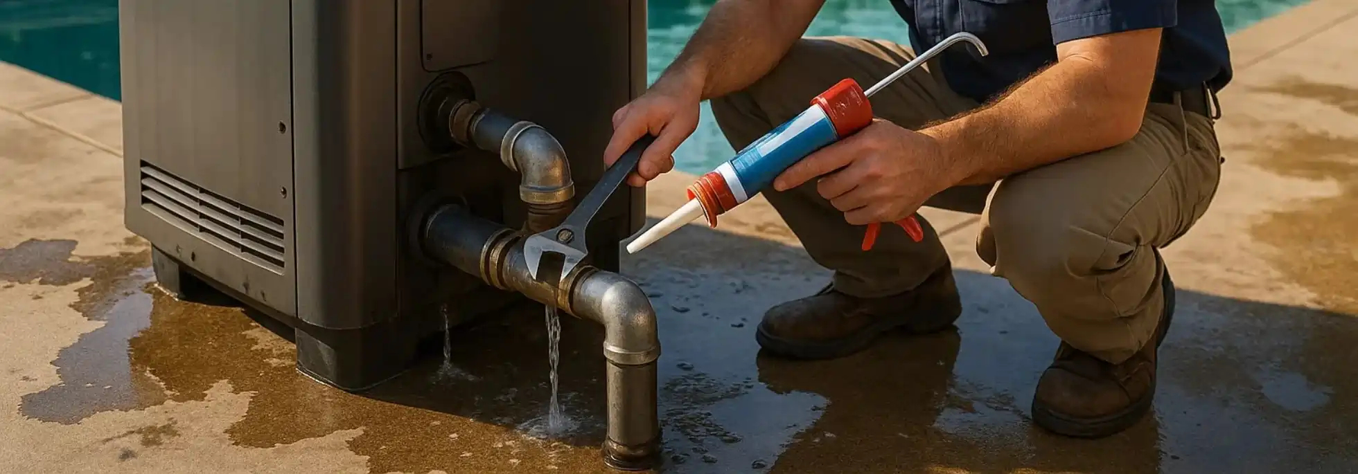  Pool Heater Leak Repair - HVAC Thornhill