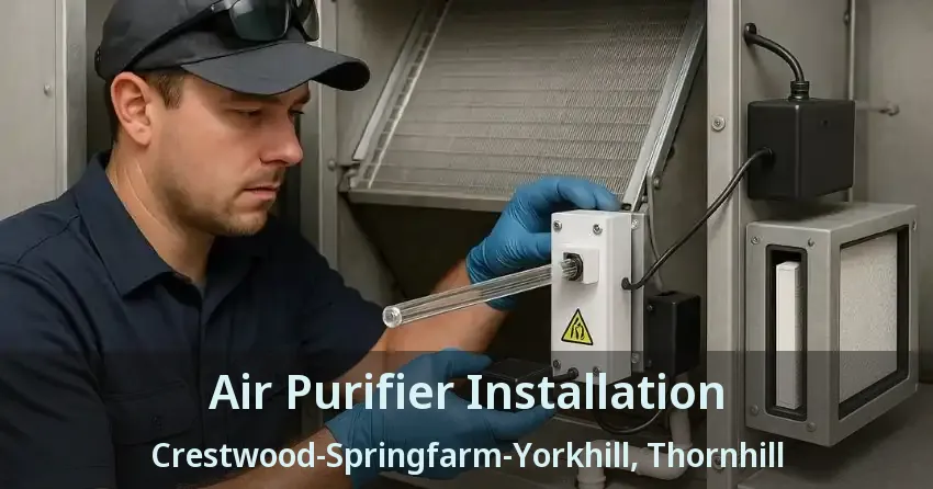 Air Purifier Installation Crestwood-Springfarm-Yorkhill, Thornhill - ON