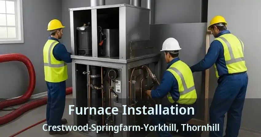 Furnace Installation Crestwood-Springfarm-Yorkhill, Thornhill - ON