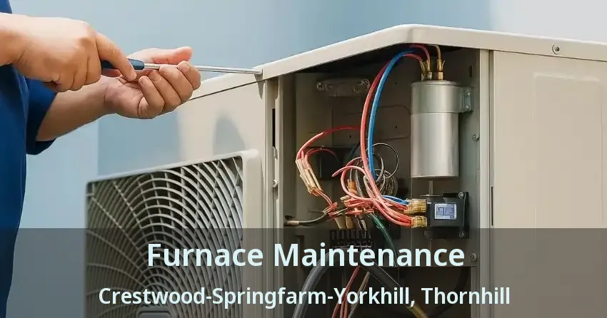 Furnace Maintenance Crestwood-Springfarm-Yorkhill, Thornhill - ON