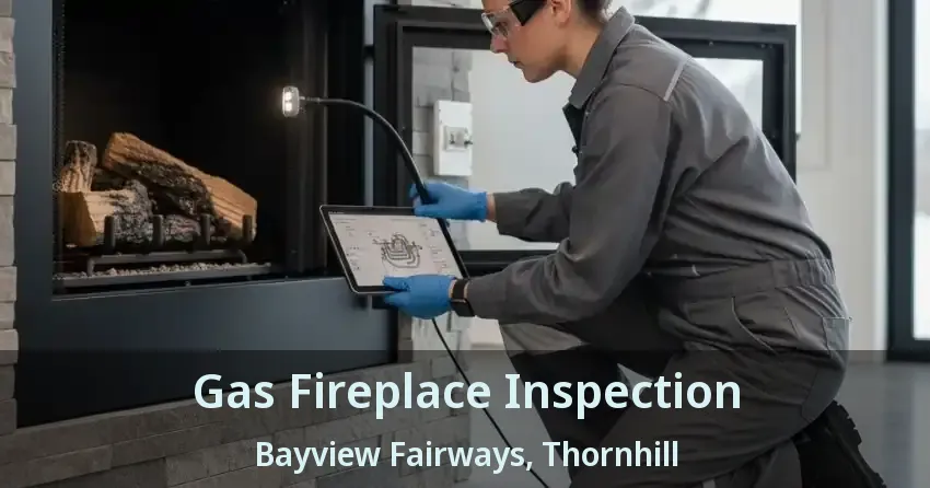 Gas Fireplace Inspection Bayview Fairways, Thornhill - ON
