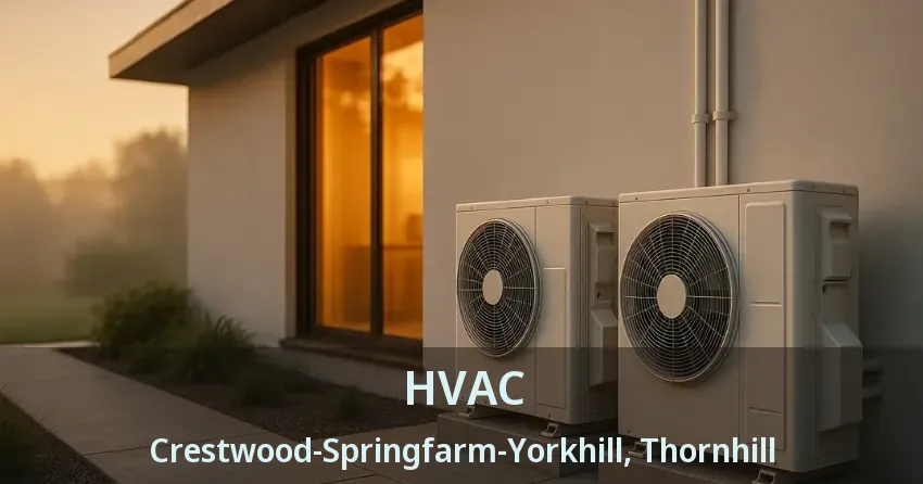 HVAC Crestwood-Springfarm-Yorkhill, Thornhill - ON