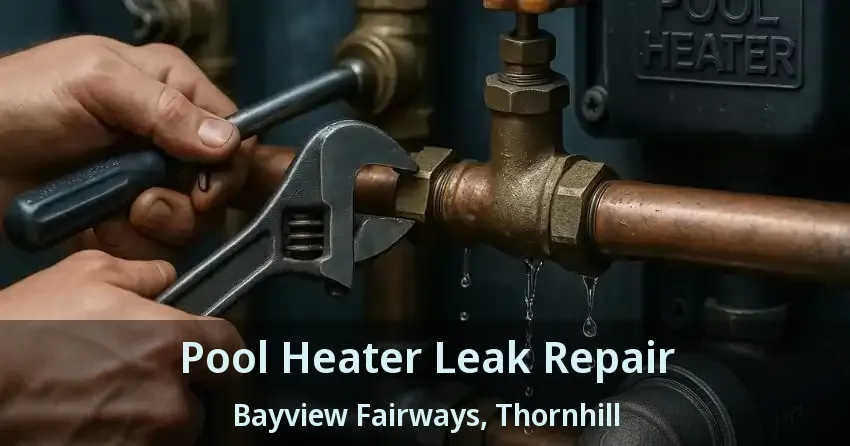 Pool Heater Leak Repair Bayview Fairways, Thornhill - ON