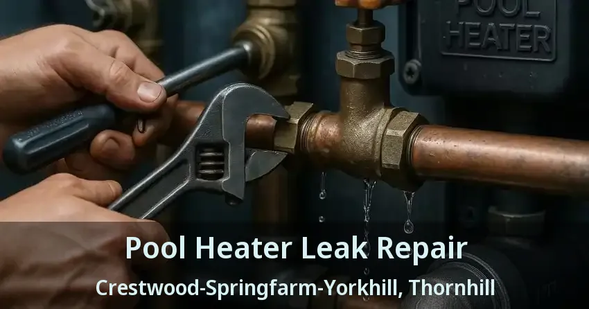 Pool Heater Leak Repair Crestwood-Springfarm-Yorkhill, Thornhill - ON