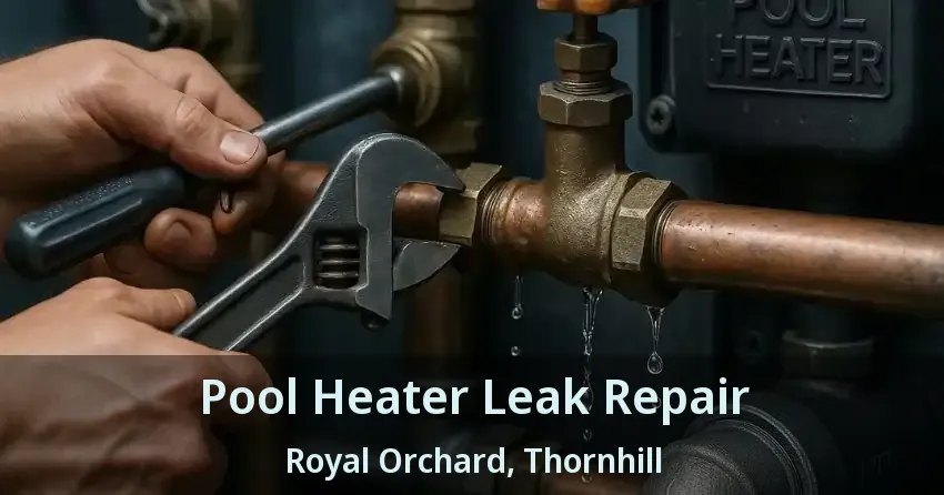 Pool Heater Leak Repair Royal Orchard, Thornhill - ON