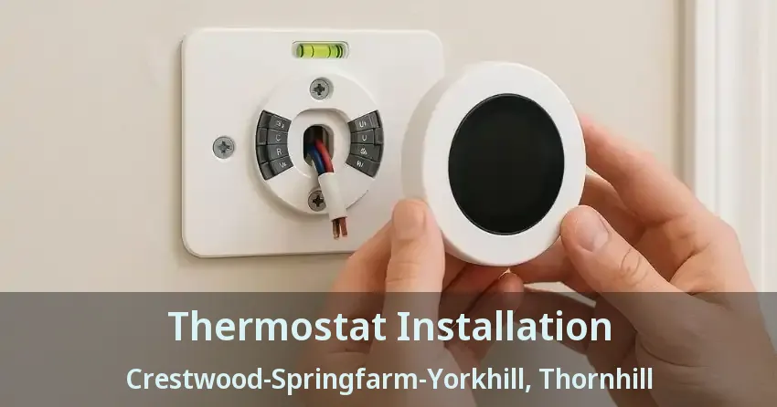 Thermostat Installation Crestwood-Springfarm-Yorkhill, Thornhill - ON